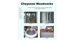 Desktop Screenshot of cheyennewoodworks.com