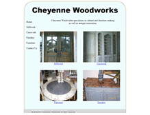 Tablet Screenshot of cheyennewoodworks.com